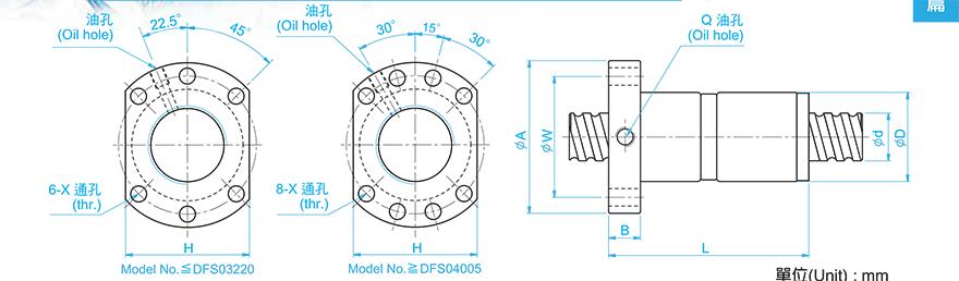 TBI DFS04010-3.8 TBI滚珠丝杆套装